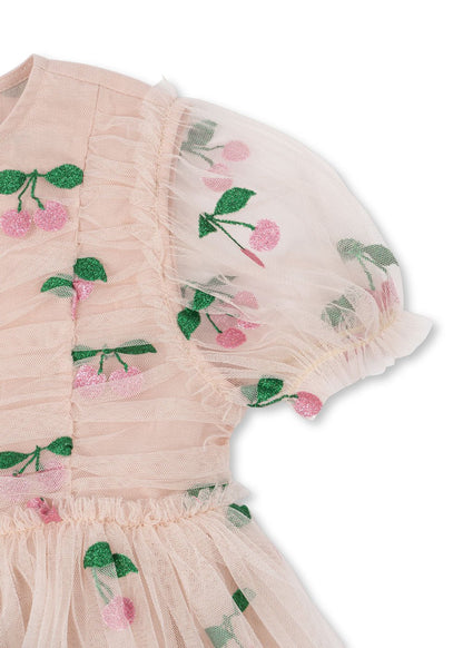 Konges Sløjd Tullie Dress – Ma Grande Cerise Pink Glitter | Kids Tulle Dress Konges Sløjd