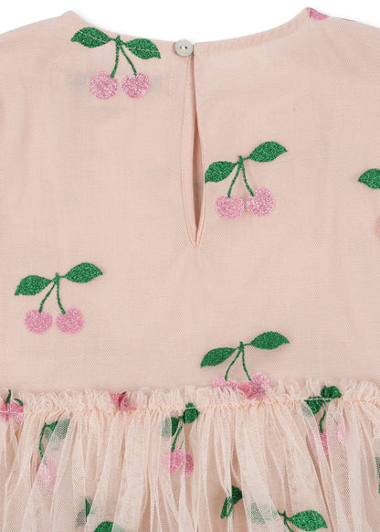 Konges Sløjd Tullie Dress – Ma Grande Cerise Pink Glitter | Kids Tulle Dress Konges Sløjd