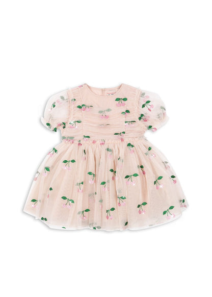 Konges Sløjd Tullie Dress – Ma Grande Cerise Pink Glitter | Kids Tulle Dress Konges Sløjd
