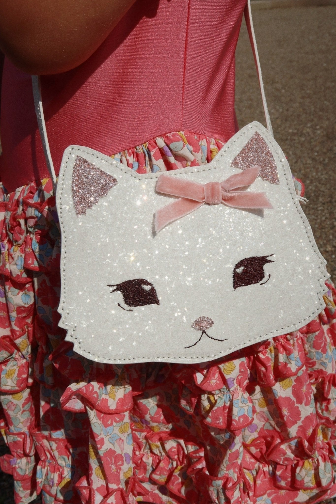 Konges Sløjd TULLIE SMOCK SKIRT - ma grande cerise glitter Konges Sløjd