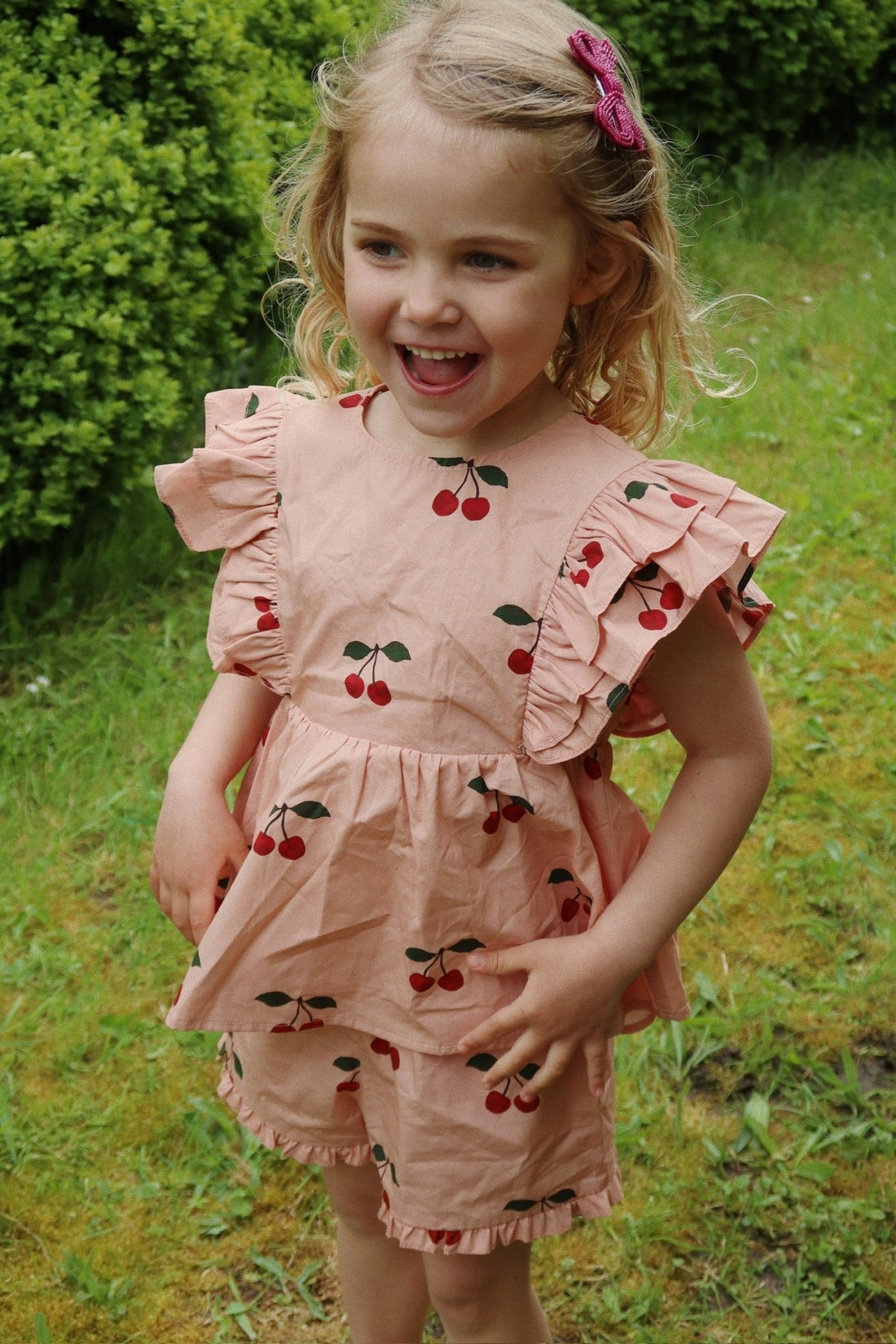 Konges Sløjd VERBENA SHORTS GOTS - ma grande cerise blush Konges Sløjd New Collection