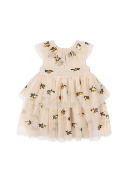 Konges Sløjd YVONNE FAIRY DRESS - lemon sequin Konges Sløjd