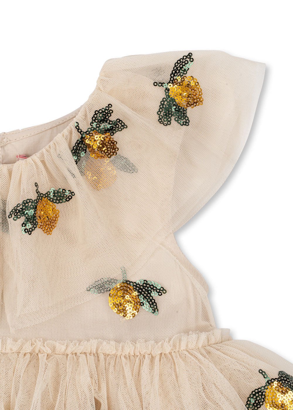 Konges Sløjd YVONNE FAIRY DRESS - lemon sequin Konges Sløjd