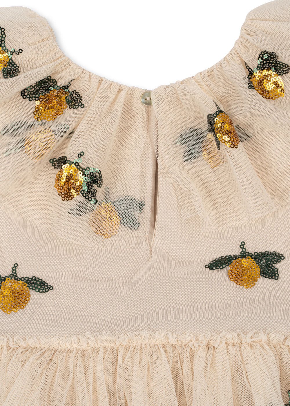 Yvonne Fairy Dress In Lemon Sequin by Konges Slojd - Last One In Stock - 7-8 Years 7-8 Years Yvonne Fairy Dress In Lemon Sequin by Konges Slojd - Last One In Stock - 7-8 Years 7-8 Years