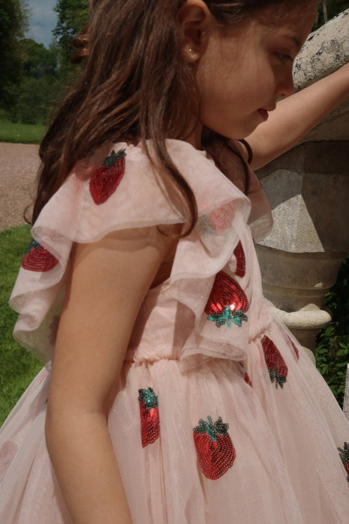 Konges Sløjd YVONNE FRILL DRESS - strawberry Konges Sløjd New Collection