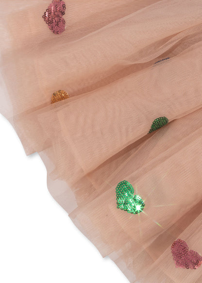 Konges Sløjd YVONNE SKIRT - coeur sequins Konges Sløjd