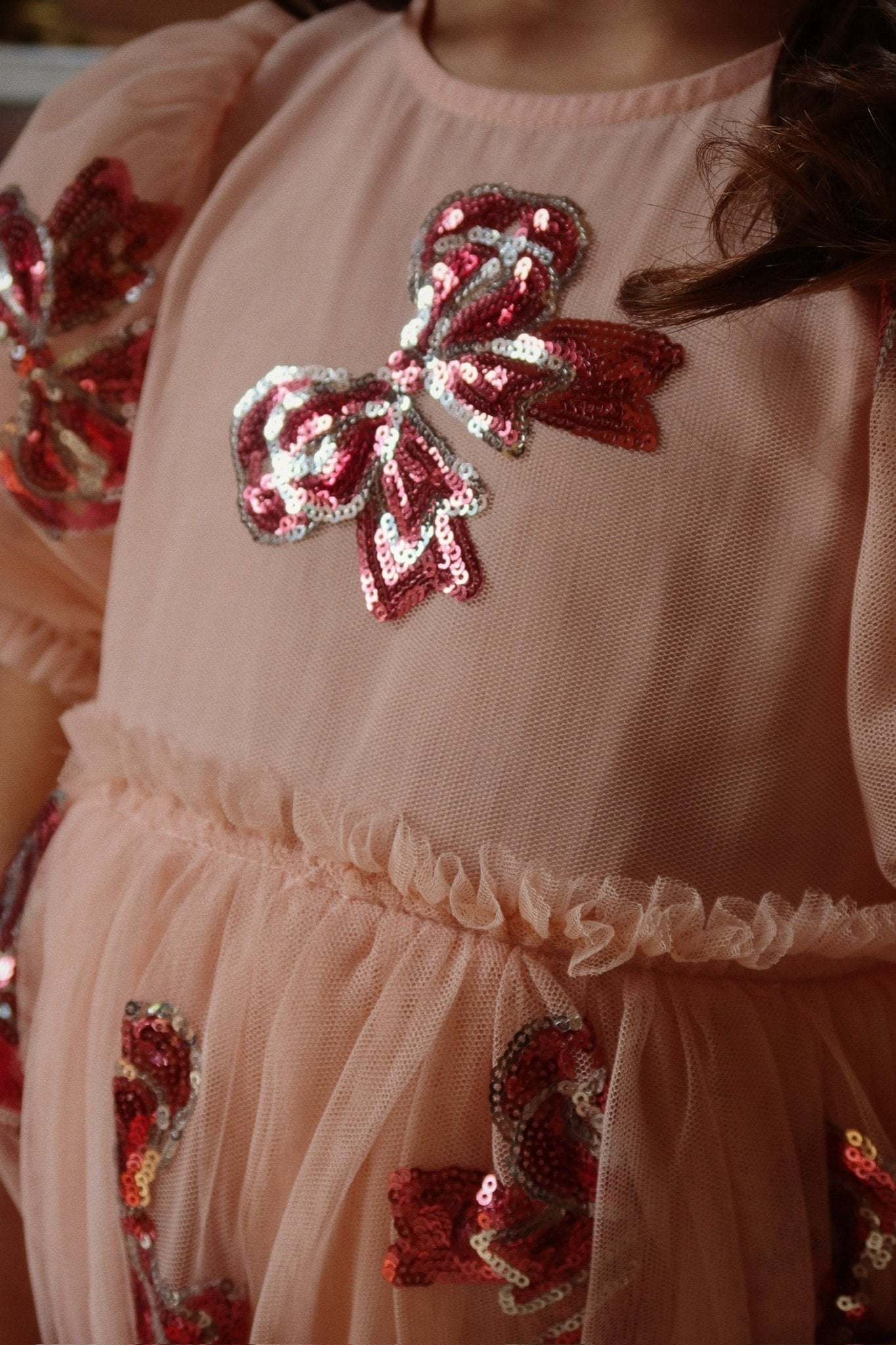 Konges Sløjd YVONNE SLEEVE DRESS - bella bow Konges Sløjd