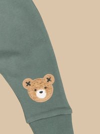 LIGHT SPRUCE FURRY HUXBEAR DROP CROTCH PANT Huxbaby - enjoykidsus