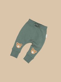 LIGHT SPRUCE FURRY HUXBEAR DROP CROTCH PANT Huxbaby - enjoykidsus