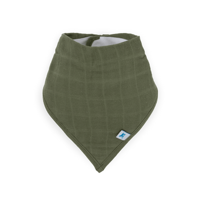 Little Unicorn Cotton Muslin + Fleece Bandana Bib 4 Pack - Pressed Petals Little Unicorn