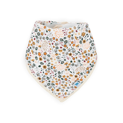 Little Unicorn Cotton Muslin + Fleece Bandana Bib 4 Pack - Pressed Petals Little Unicorn