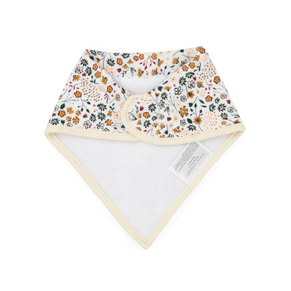 Little Unicorn Cotton Muslin + Fleece Bandana Bib 4 Pack - Pressed Petals Little Unicorn