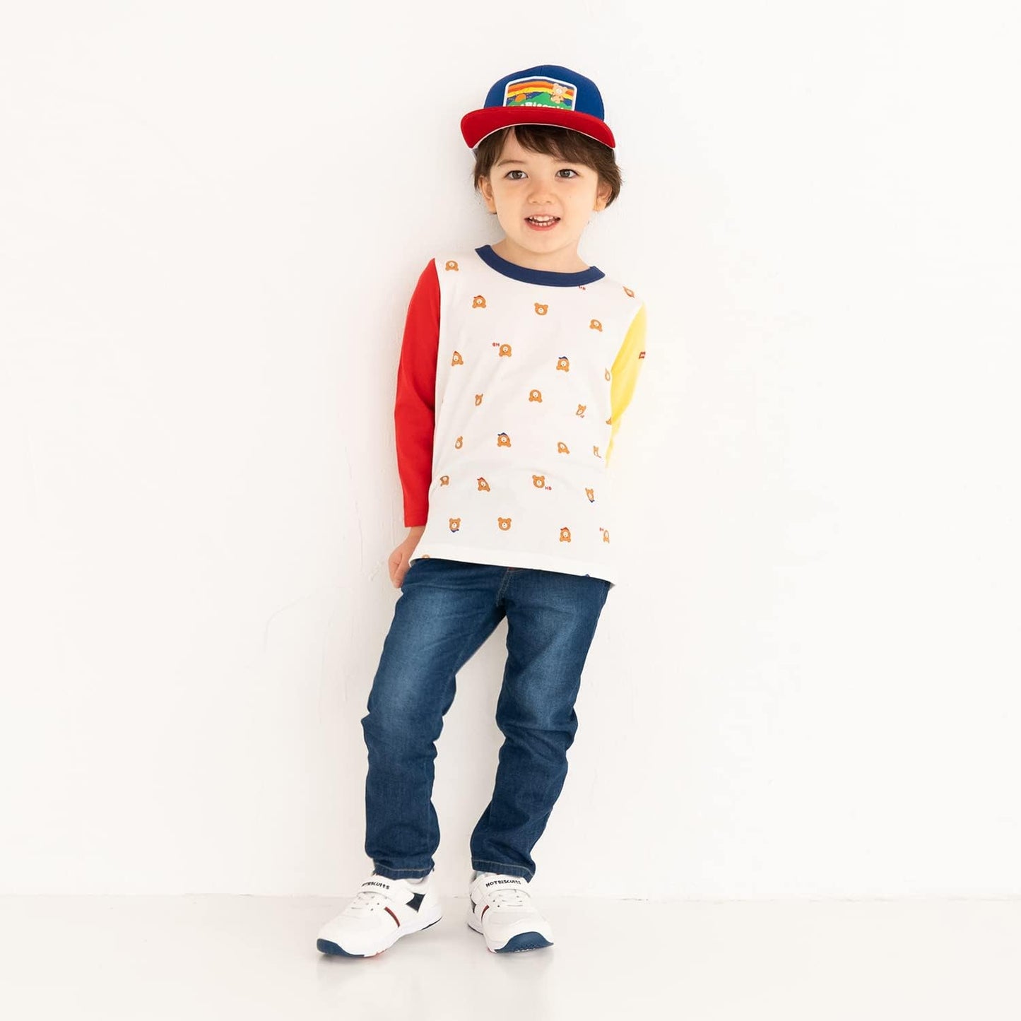 Long - Sleeve T-Shirt - full bears Mikihouse - enjoykidsus