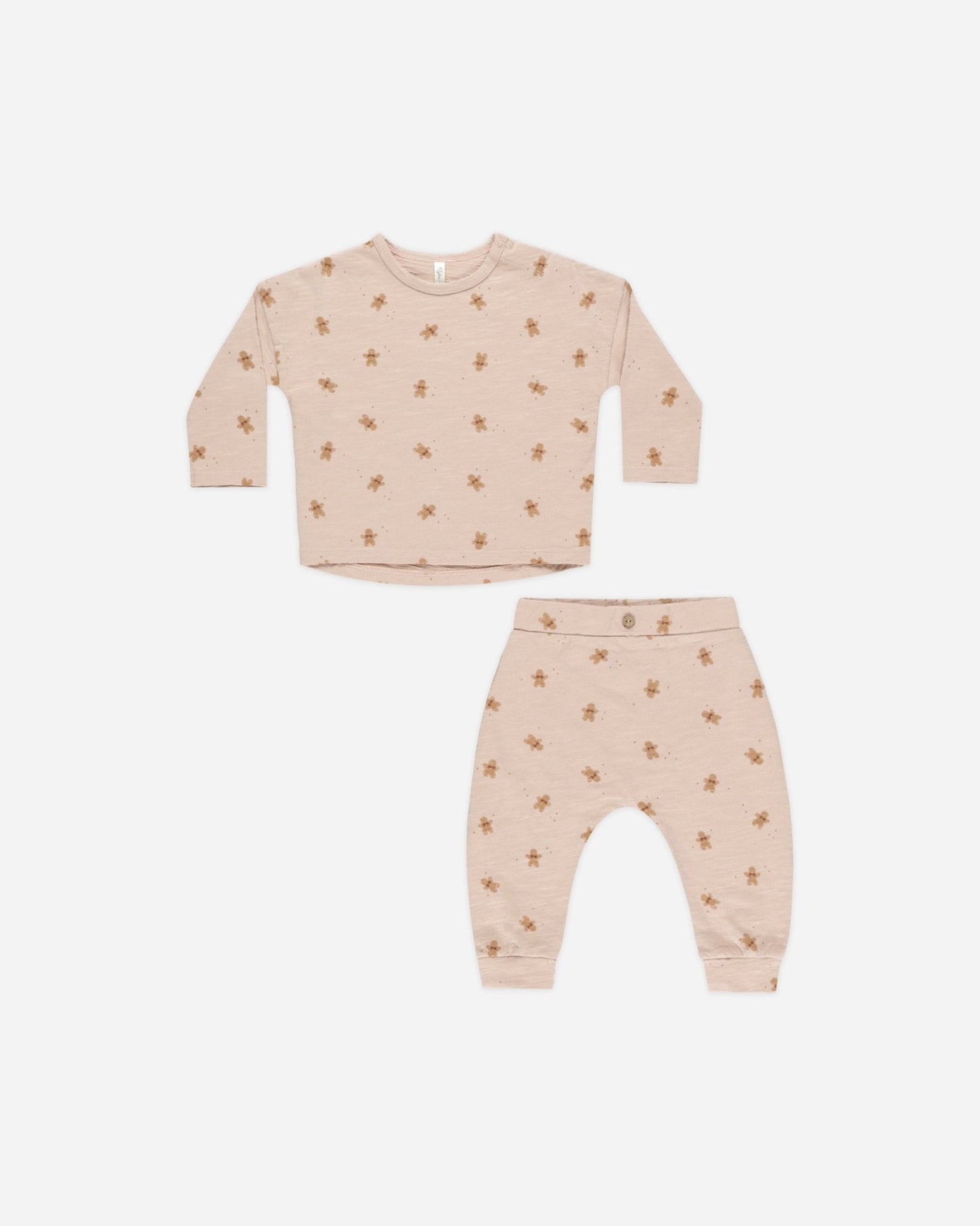 Long Sleeve Tee + Pant Set || Gingerbread Rylee + Cru - enjoykidsus