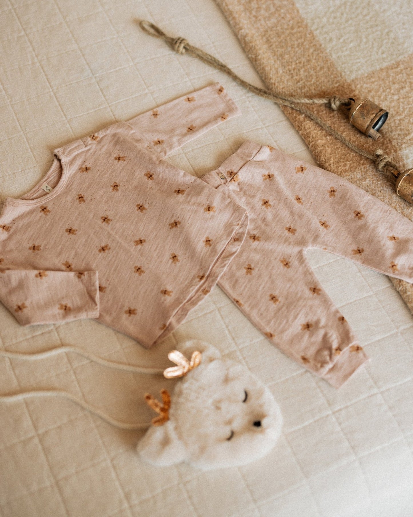 Long Sleeve Tee + Pant Set || Gingerbread Rylee + Cru - enjoykidsus