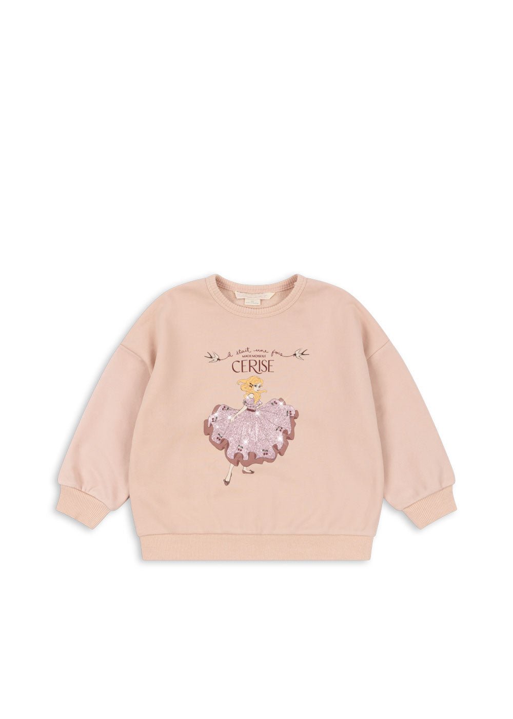 LOU GLITTER SWEAT SHIRT OCS - CAMEO ROSE Konges Sløjd - enjoykidsus