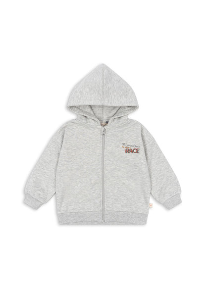 LOU SWEAT HOOD OCS - GREY MELANGE Konges Sløjd - enjoykidsus