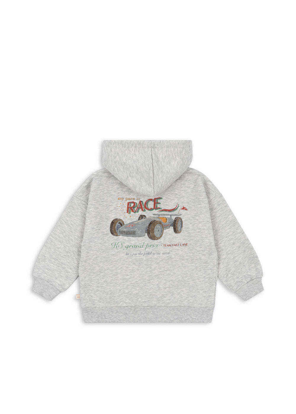 LOU SWEAT HOOD OCS - GREY MELANGE Konges Sløjd - enjoykidsus