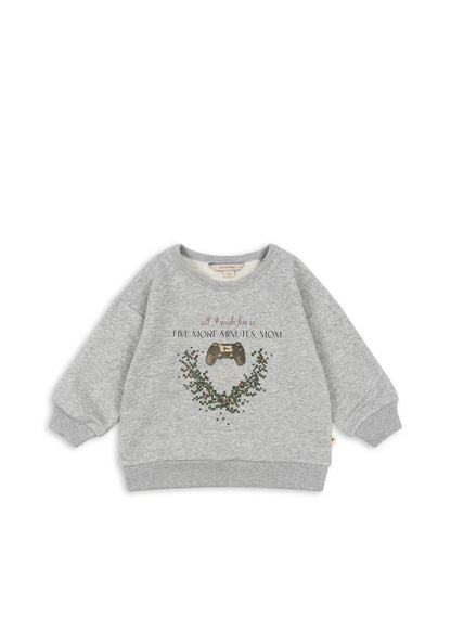 LOU SWEAT SHIRT OCS - grey melange Konges Sløjd - enjoykidsus