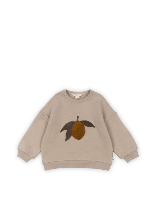 LOU TERRY SWEAT SHIRT OCS - oxford tan Konges Sløjd - enjoykidsus