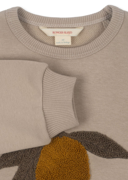 LOU TERRY SWEAT SHIRT OCS - oxford tan Konges Sløjd - enjoykidsus