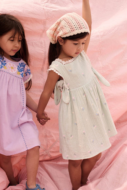 Louise Misha Aloisa Dress in Almond Floral Louise Misha