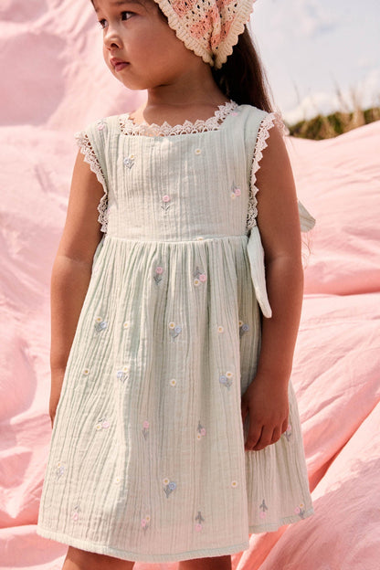 Louise Misha Aloisa Dress in Almond Floral Louise Misha