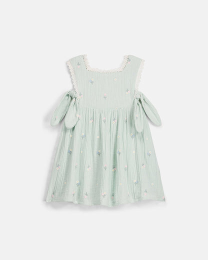 Louise Misha Aloisa Dress in Almond Floral Louise Misha