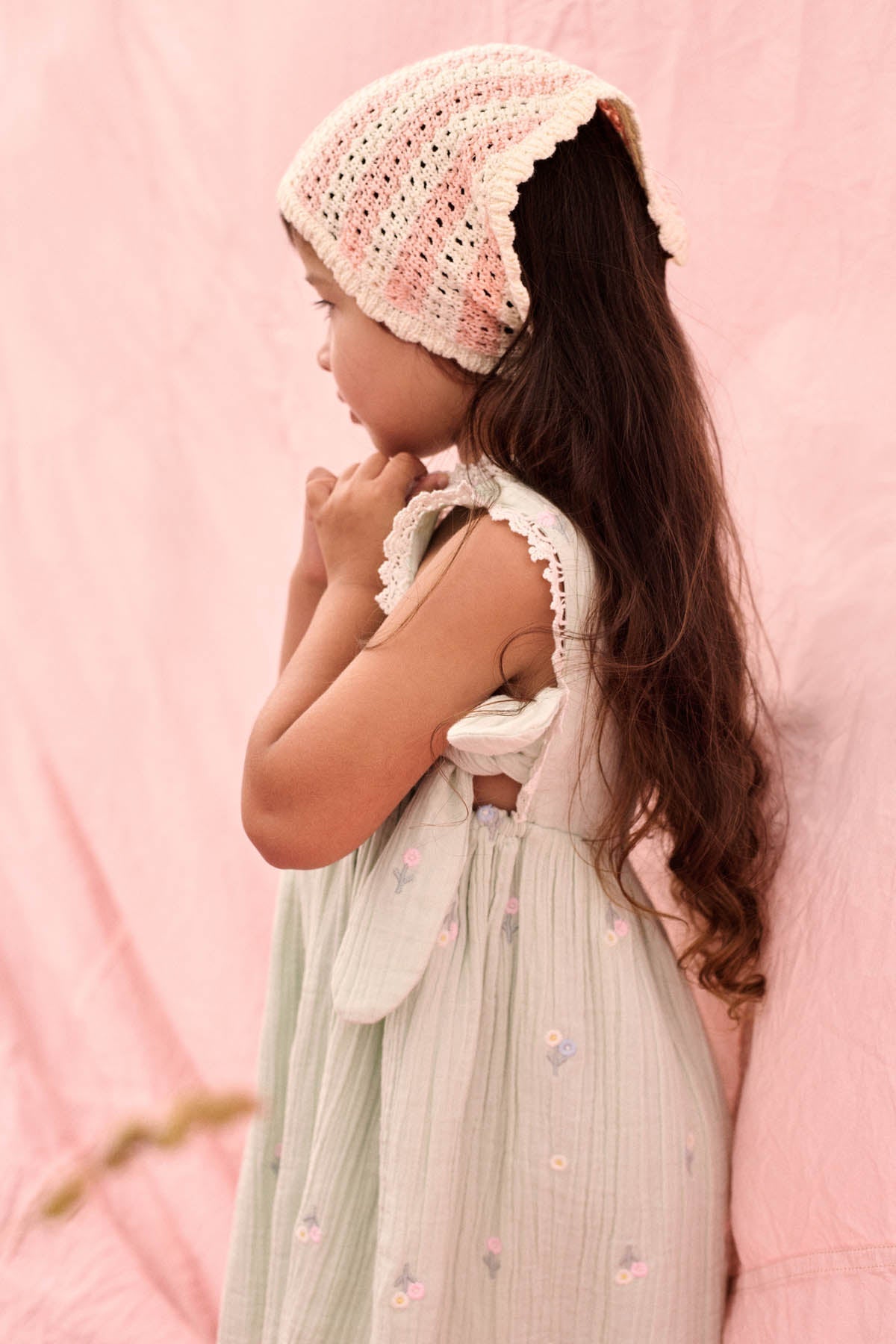 Louise Misha Aloisa Dress in Almond Floral Louise Misha