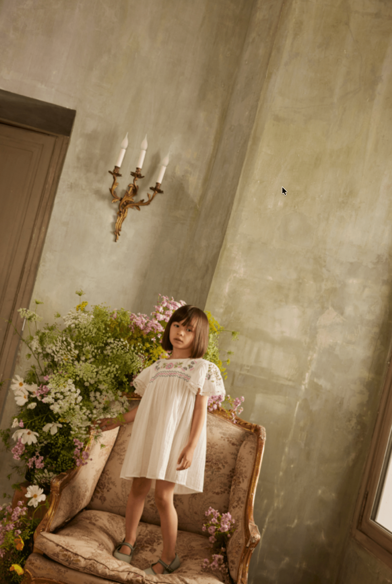 Louise Misha Ana Dress in Off White Louise Misha