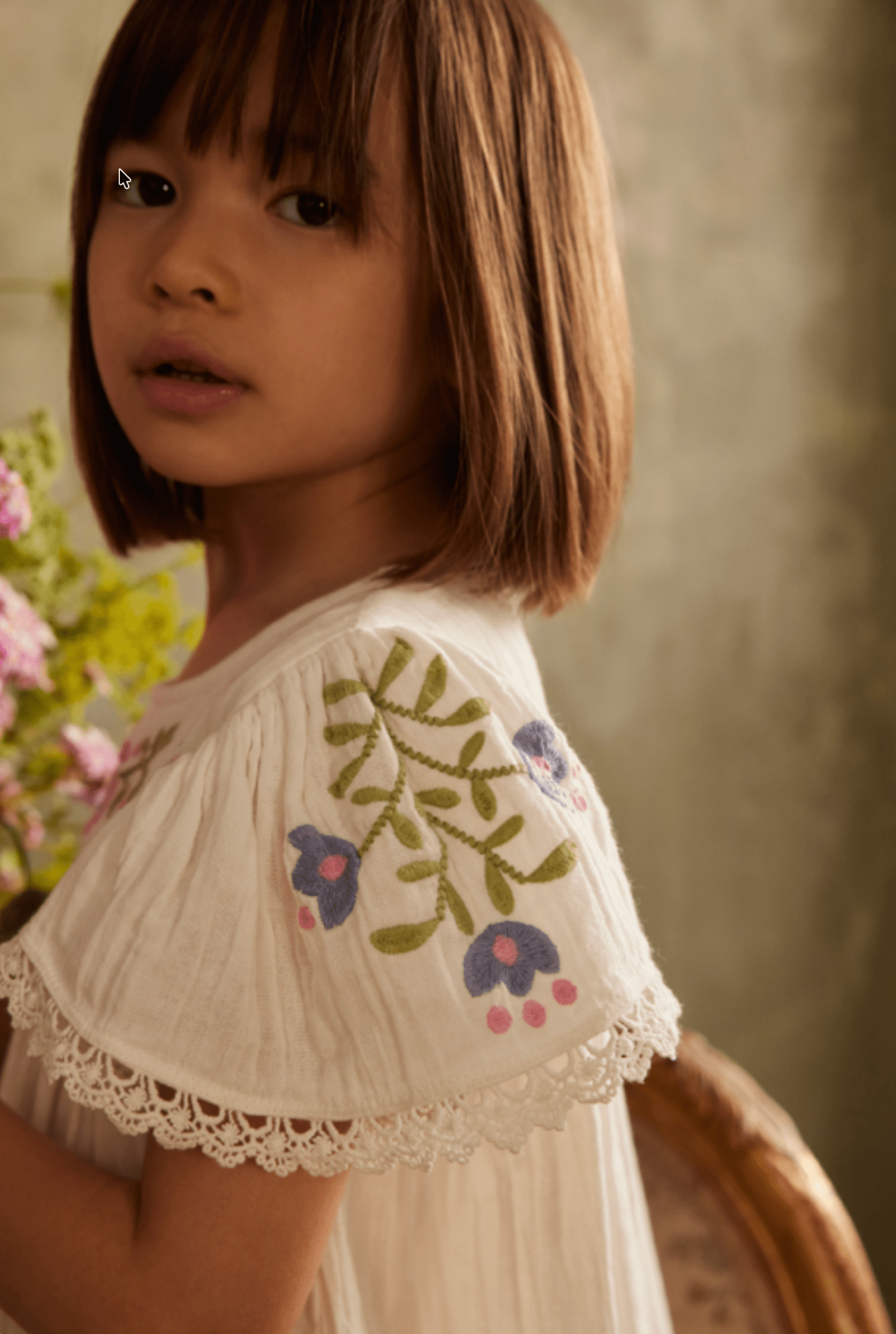 Louise Misha Ana Dress in Off White Louise Misha