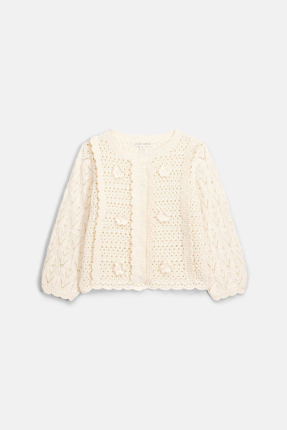 Louise Misha Chai Cardigan in Cream Louise Misha