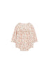 Louise Misha Chouchou Corduroy Romper in Cream, product view
