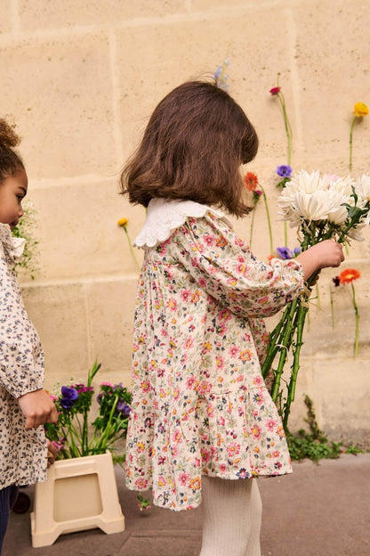 Louise Misha Heidi Dress - Cream Wild Flowers Louise Misha