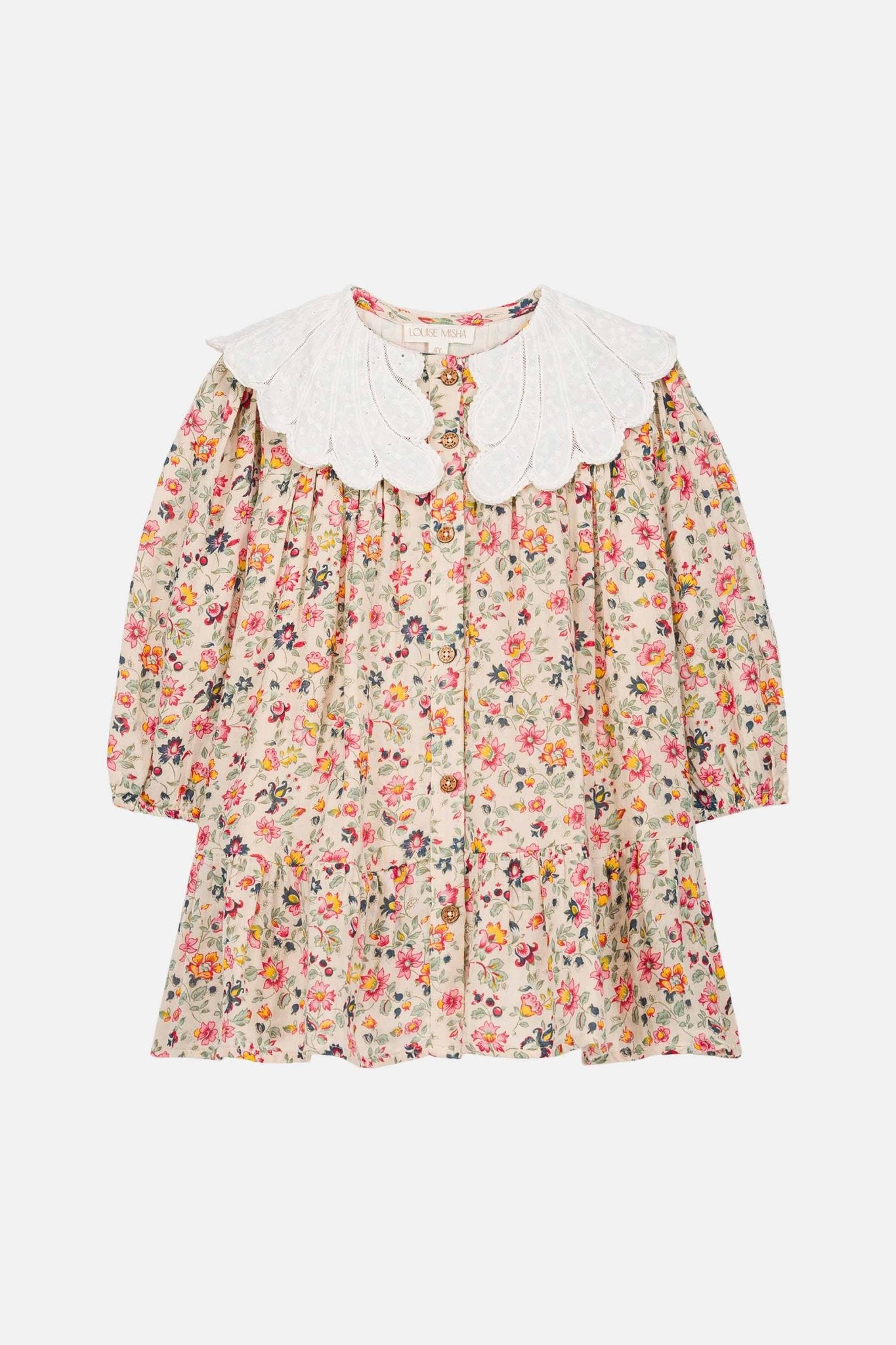 Louise Misha Heidi Dress - Cream Wild Flowers Louise Misha