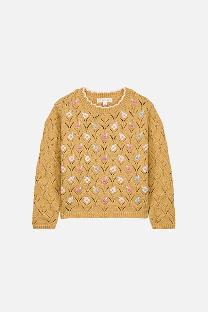 Louise Misha Jadeli Jumper – Embroidered Knit Sweater Louise Misha