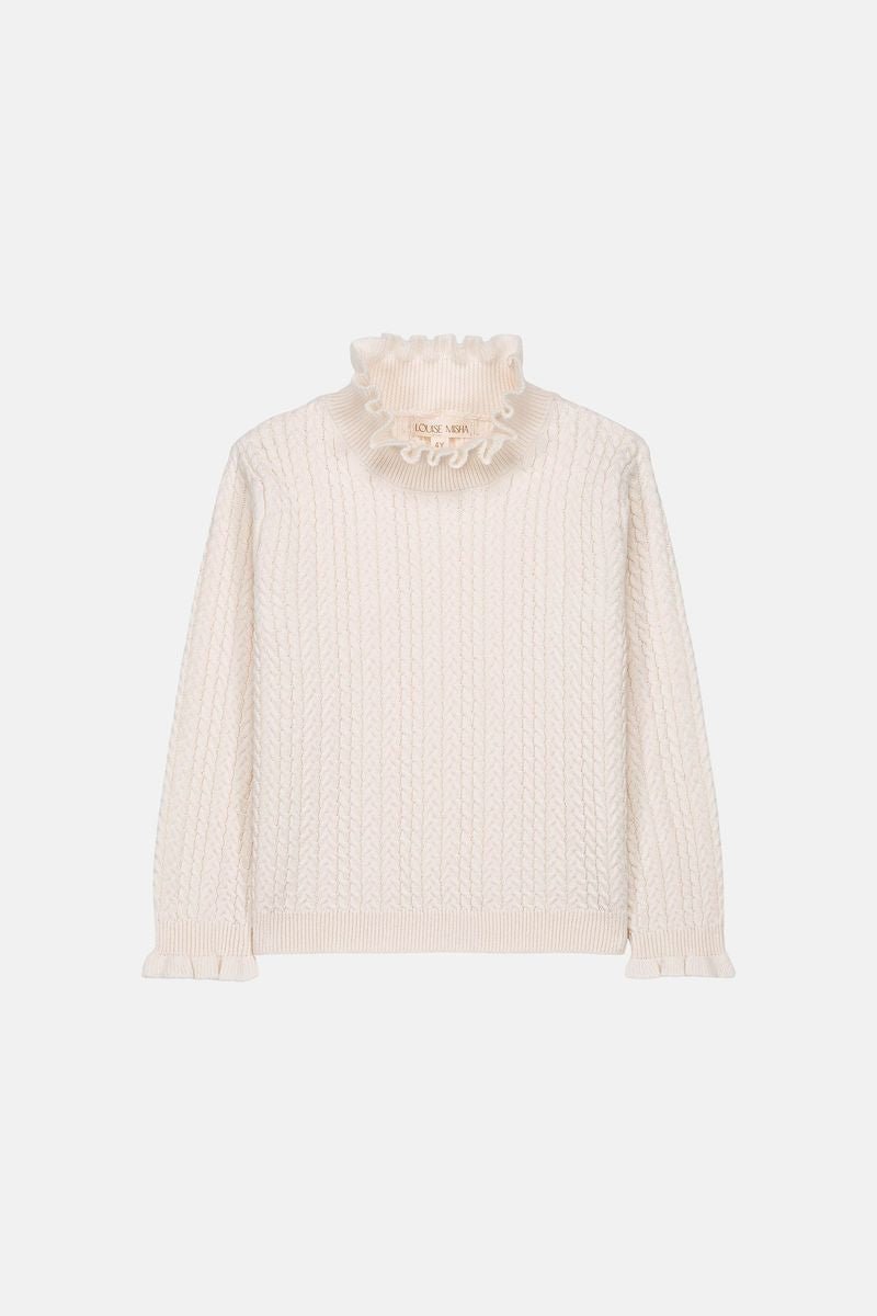 Louise Misha Java Sweater in Cream Louise Misha