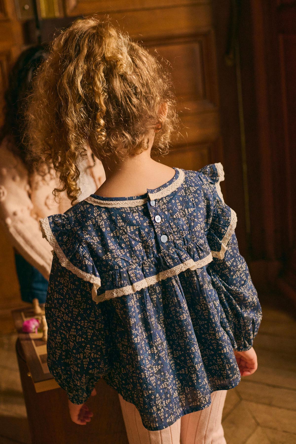 Louise Misha Kerien Blouse - Small mid starlit sky Louise Misha