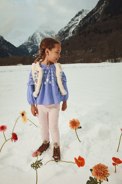 Louise Misha Librana Reversible Vest – Cream Louise Misha