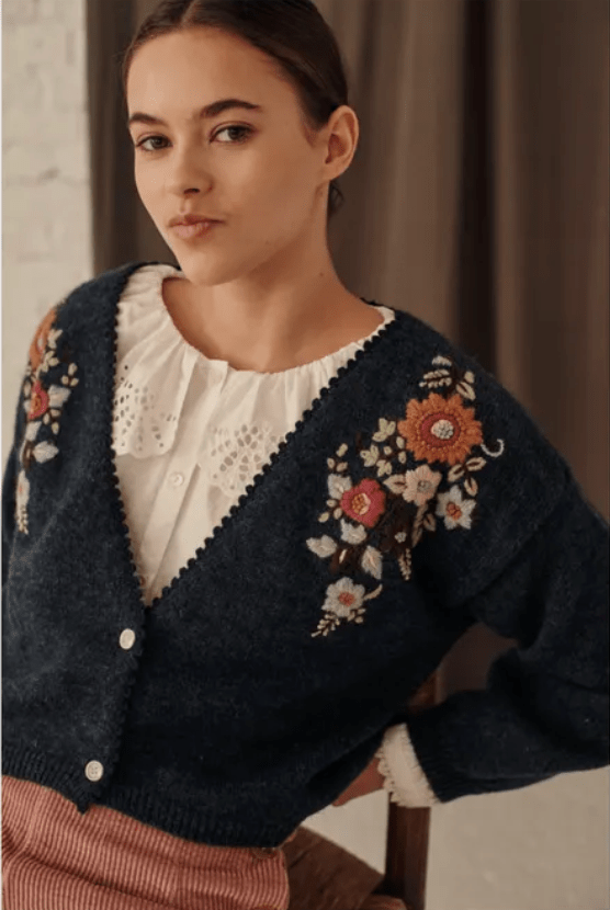 Louise Misha Lunami Alpaca Blend Cardigan – Marine Louise Misha
