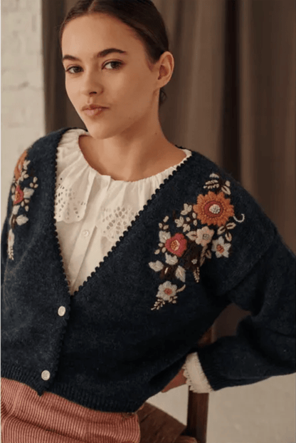 Louise Misha Lunami Alpaca Blend Cardigan – Marine Louise Misha