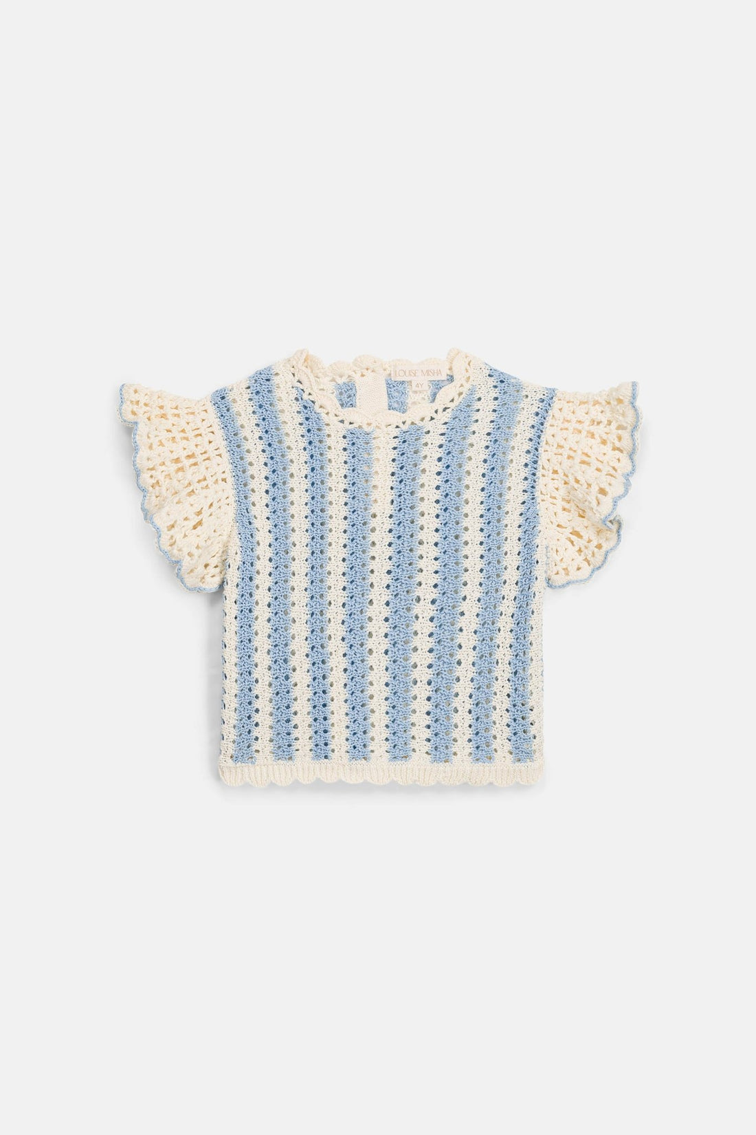 Louise Misha Lyse Top in Blue Stripes Louise Misha