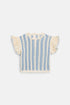 Louise Misha Lyse Top in Blue Stripes Louise Misha