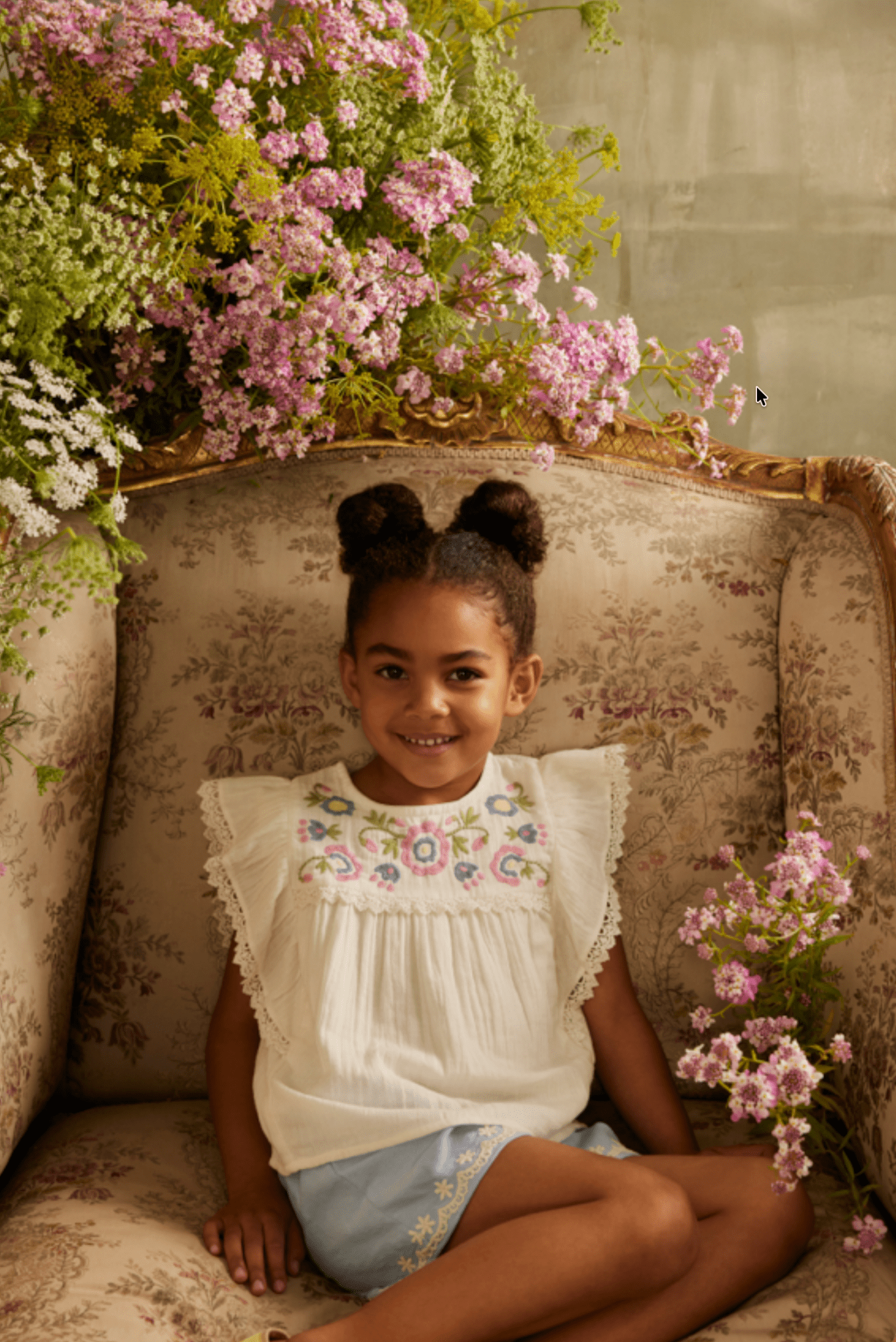 Louise Misha Malya Blouse in Off White Louise Misha