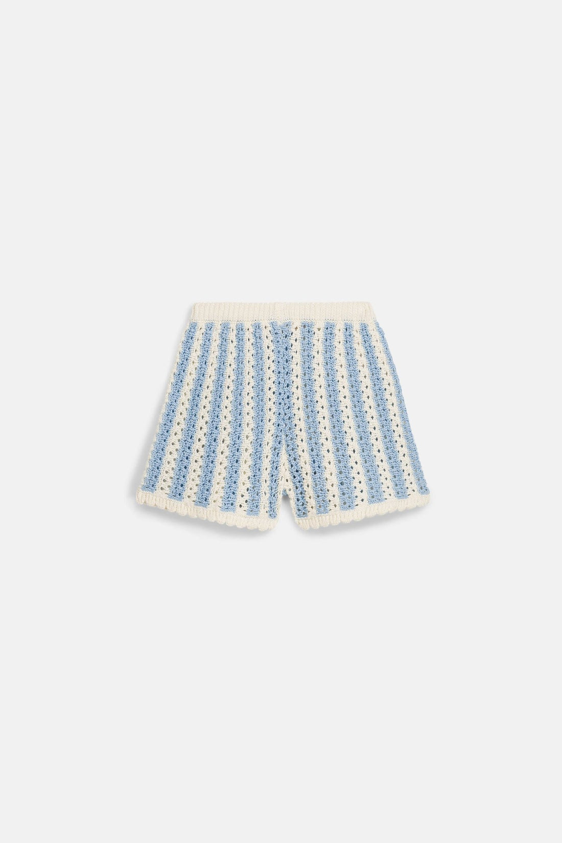 Louise Misha Mekylane Shorts in Blue Stripes Louise Misha
