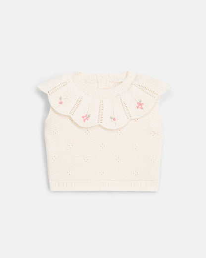 Louise Misha Mynea Top in Cream Louise Misha