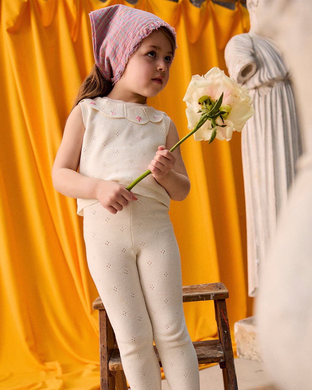 Louise Misha Mynea Top in Cream Louise Misha