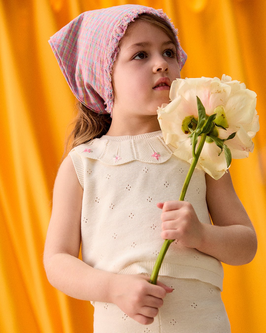 Louise Misha Mynea Top in Cream Louise Misha