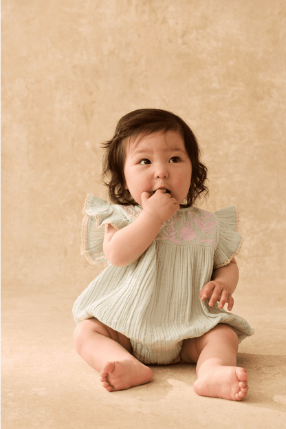 Louise Misha Nusha Romper – Almond Louise Misha