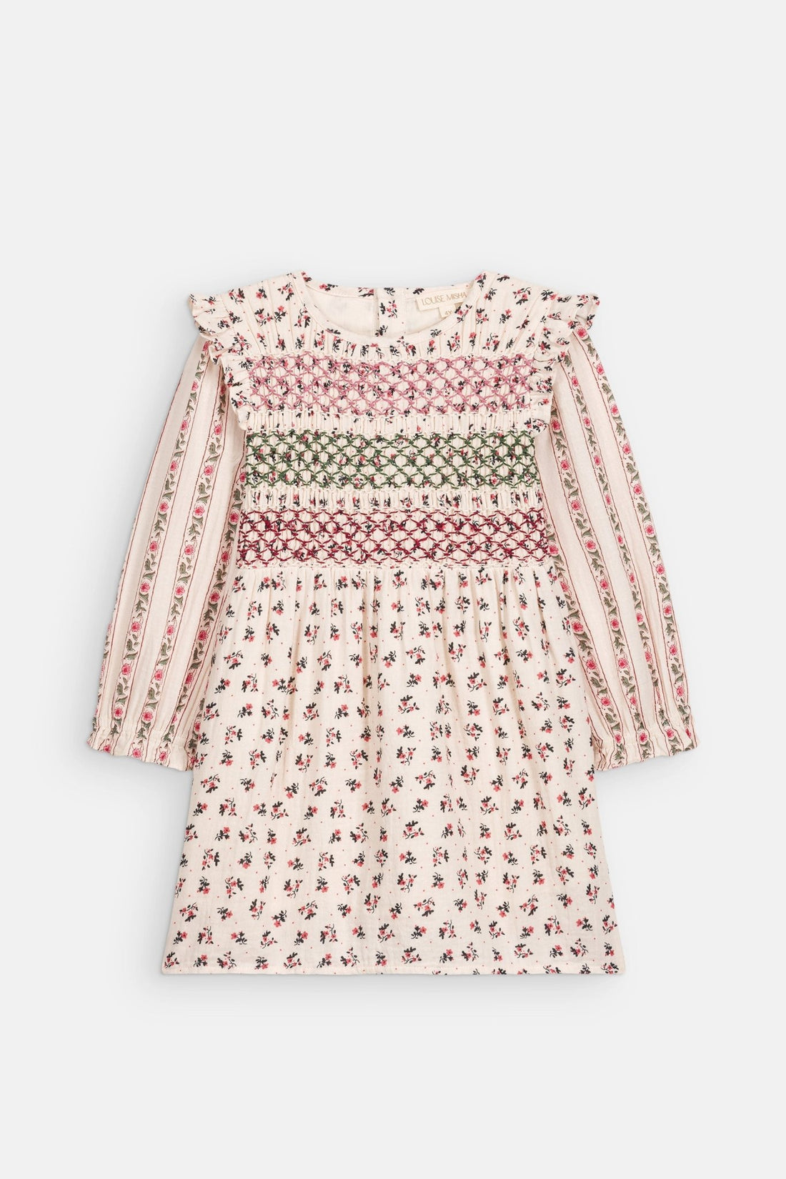 Louise Misha Saralina Smocked Dress – Floral Print Louise Misha